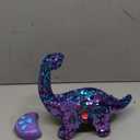 Dinosaur Toys for Girls - Sequin Walking Dinosaur Toy with Remote, Roar, Sing, Walk, and Repeat Features, Dinosaur Toy Gift for Kids, Toddlers, Birthday, Christmas, Easter (Purple)