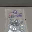STURDFIX 1/4 Inch Flat Washers, Zinc Plated Steel, Corrosion Resistant, Heavy Duty Metal Washers for Screws, Bolts, Decking, Fencing, Automotive, Construction, Industrial Hardware – 100 Pack