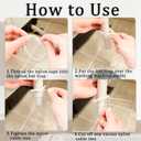 150 Pack Lint Traps for Washing Machine Hose - Washer Hose Lint Catcher Laundry Hair Catcher Includes 150 Nylon Mesh Lint Traps and 150 Cable Ties Fits Most Washing Machine (Disposable)