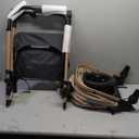 2 in 1 Baby Stroller, Convertible Bassinet Pushchair for Infants and Newborns 0-36 Months (Gold)