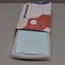 Travel Makeup Mirror with Lights Valentines Day Gifts for Her, Girlfriend, Wife, Birthday Gifts Rechargeable Portable Folding Compact LED Mirror Set with Tweezer 3 Color Light Modes-Cyan