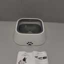 ELS PET Travel Bowl, No Spill, No Drip Slow Water Feeder/Dispenser for Dogs, Cats, 35oz/1L (Grey)