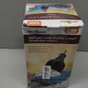 REPTI ZOO Reptile Light Fixture 2 Packs 5.5 Inch Deep Dome Lamp Cap, Optical Reflection Cover for Reptile Glass Terrariums