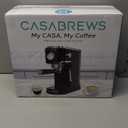 CASABREWS CM5418 Espresso Machine 20 Bar, Stainless Steel Espresso Maker with Milk Frother, Compact Cappuccino Machine for Home, Espresso Coffee Machine, Gift for Her, Gift for Family, Black