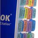 Book Tabs for The Bluebook: A Uniform System of Citation 21st Edition. Laminated, Durable, Color-Coded Repositionable Tabs (Book not Inlcluded)