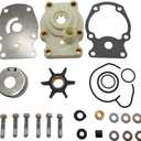 393630 Water Pump Impeller Repair Kit for Evinrude Johnson OMC 20 25 30 35 HP Outboard Model Sierra marine 18-3382