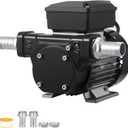 VEVOR Oil Transfer Pump 110V, 16 GPM 60 L/min, AC Electric Fuel Transfer Pump for Diesel Kerosene Biodiesel, 8 ft/2.4 m Max Suction Lift, 45 ft/13.7 m Max Lift, for Vehicles, Construction Sites, Farms