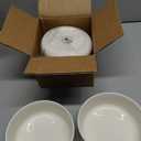 MALACASA 24 OZ Cereal Bowls, 5.8 Inch Soup Bowls Ceramic Bowl Sets of 4, Breakfast Bowls Set for Kitchen, Dishwasher Microwave Oven Safe, White, Series LUNA