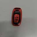 Tukellen for Audi Key Fob Cover Case,Premium Soft TPU 360 Degree Full Protection Key Shell Key Case Compatible with Audi R8 Q5 Q7 S3 S4 S5 S6 S7 S8 SQ5 RS5 RS7 A4 A5 A6 A7 A8 Keyless Entry(Red)