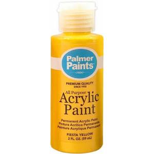 Palmer 2oz 2Color Acrylic Paint Set, Perfect Color Yellow 2 Pack