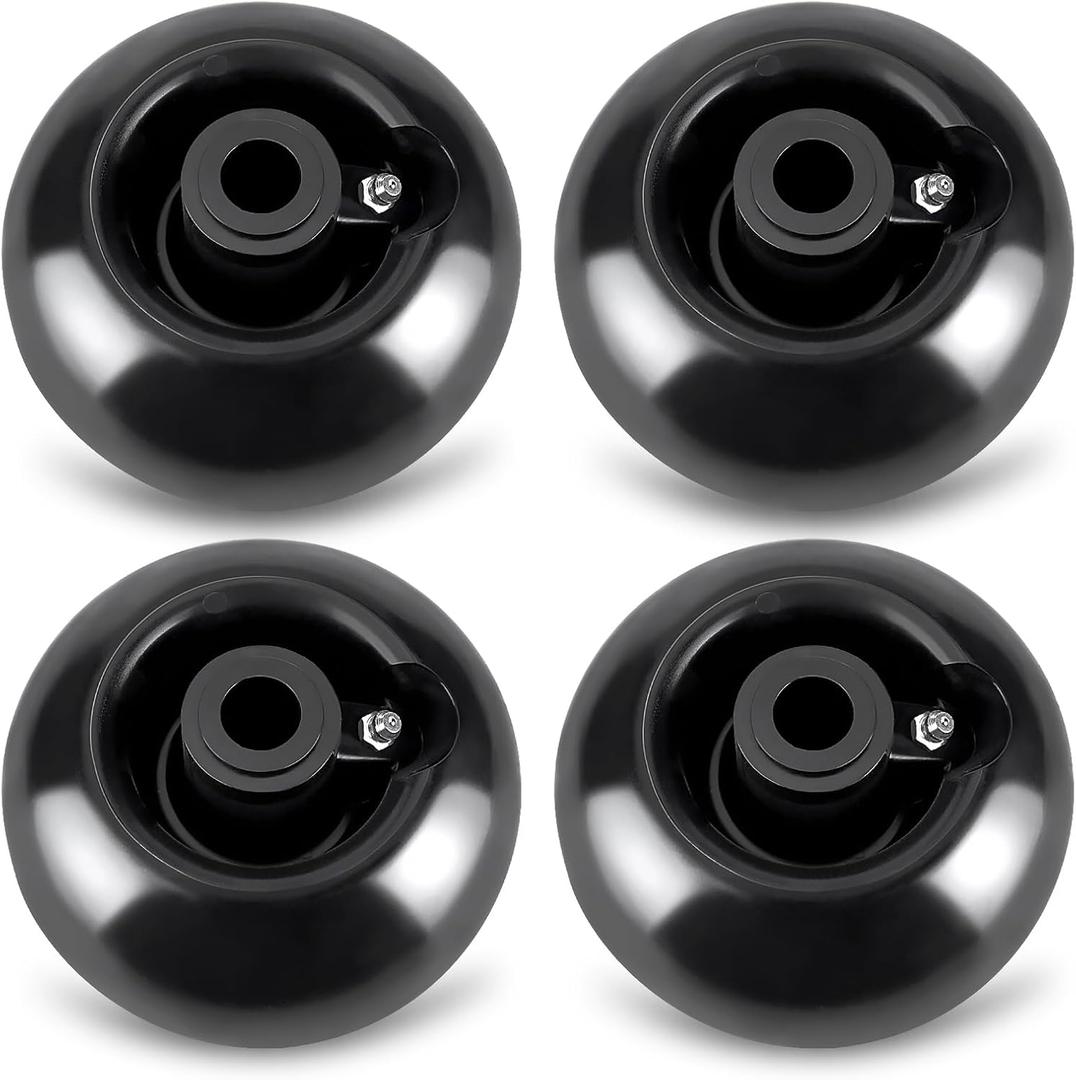 LOCOPOW Mower Deck Wheels for Cub Cadet Z-Force SZ60 LZ60 LE60 SZ54 HF1954 HF1748 M48-KH M60-KW 634-3159 01000343 4 Pack