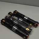 Cawiew 4 Pack Light up Sword Saber with FX Sound (on-Off Control) and Full Retractable Handle, 4 Colors LED Glow in The Dark Toy for Kids Adult