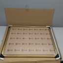 Wood 20x24 Frame Gold, Ornate Natural 24x20in Poster Picture Frame, Modern Golden 20 x 24inch Gallery Wall Photo Frame with HD Plexiglass, Horizontal Vertical Wall Mounting Display 1pc