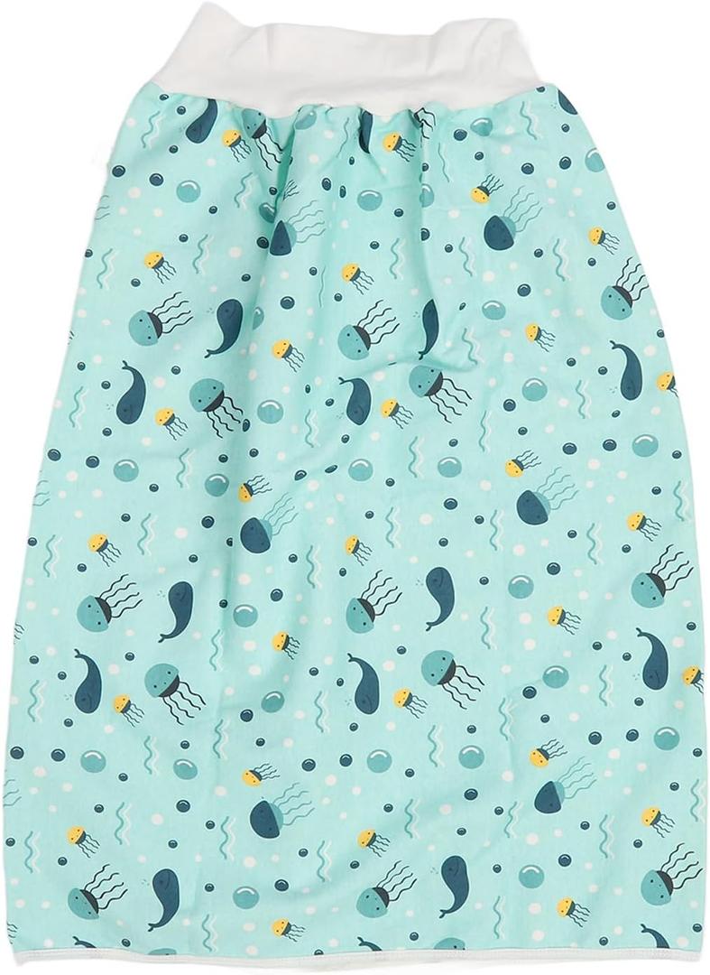 Wearable Incontinence Bed Pads Washable,Adult Diaper Skirt,Wearable Incontinence Mat,Washable Cotton Cloth Reusable Diaper Bed Pad (L)