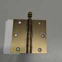 Nostalgic Warehouse Ball-Tip Residential Door Hinge with Square Corners