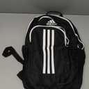 adidas Creator Laptop Backpack for Women and Men, Comfortable and Durable Small Athletic Bag, Black/White, One Size