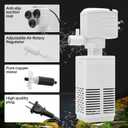 Aquarium Filter - Fish Tank/Turtle Tank Pumps & Filters for 50 to 150 Gallon Tank, Adjustable Oxygenation Amount and Direction (20W for 50~150 Gallon (Medium Sized )