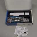 VIWIK Dog Nail Trimmers with Light, Cat Dog Nail Clippers, Dog Nail Grinder Quiet for Large Medium Small Dogs Paw & Cats Claw, Electric 2-Speed Pet Toenail Grooming Supplies, Gifts for Dog Lovers. (White+Blue)