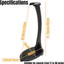 Sword Stand Vertical Samurai Sword Katana Tanto Holder Stand Display Swan Shape 23cm / 44cm / 58cm