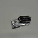 1Pcs Heavy Zinc Alloy Key Fob Cover for BMW 2023-2025, Full Protection Remote Keychain with Carbon Fiber Pattern Compatible with BMW New 5/7 Series X1 X5 x6 x7 XM IX IX3 I5 I7 740i 760i(Silver-CF)