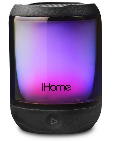 iHome Bluetooth Portable Color Changing iP67 Waterproof, Floatable Bluetooth Speaker with Mega Battery, Rechargeable Speaker