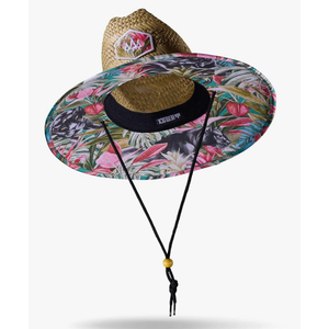 Straw Hat for Men & Women | Lifeguard Hat, Beach Hat & Sun Hat | UPF 50+ Wide Brim for Sun Protection | One Size | Hemlock