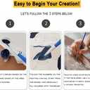 Wine and Cheese Paint by Numbers Kit for Adults - DIY Painting on Canvas 16x20 Inches, Adults' Paint-by-Number Kits Acrylic Paint Set for Beginners, Culinary Art Kit for Home Decoration or Gifts (16X20IN No Frame)