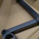 WALI Laptop Tray Desk Mount for 1 Laptop Notebook up to 17 inch, Fully Adjustable, 22 lbs Capacity with Vented Cooling Platform Stand (M00LP) (Black)