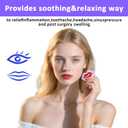 5 x Lip Ice Pack for Injuries, Mini Small Gel Ice Pack, Hot and Cold Compress, Reduce Pain and Swelling, Dark Circles Fade, Eye Relax, Anti-Aging Lip Care Pad Gift for Girl Woman (6 PCS)