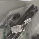 Flag Pole Kit, 6 FT Flag Pole for Outside House, with Heavy Duty Holder Bracket, Aluminum Alloy Tangle Free Rings, Thickened Stainless Steel Flagpoles for Residential, Outdoor or Porch, 1 Inch Black