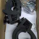 Shovel Holder Rubber Grip Mount Kit with lock Fits 0.79"-1.79" Diameter Tools Handles Quick-Release for Off-road Vehicle Roof Rack Molle Panels SUV Trucks UTV ATV M6 Nut