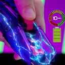 Hyper Burst Battle Racers Orange Axion Car & Launcher | Over 600+ MPH Scale Speed! | Racing Micro Scale Cars and Battle Action Toys | Ages 5+