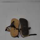 Athlefit Women's Comfortable Orthopedic Sandals Thong Dressy T-Strap Orthotic Casual Summer Arch Support Sandals Size 8.5