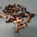 Junkin 30 Pcs Western Cowboy Party Favors Howdy Metal Bottle Opener Keychain Bulk Western Cowgirl Theme Favors for Wild West Derby Last Rodeo Bar Birthday Wedding Bridal Shower Gift Souvenirs (Brown)