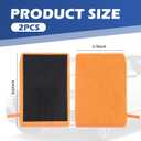 2 x 2PCS Car Clay Mitt Auto Detailing,Soft Clay Bar Mitt for Cleaning Car Surfaces,Anti-Scratch Clays Mitts for Cars Detailings to Replace Traditional Clays Bar Cars Accessories (Orange/2PCS), 8.27*5.56*0.45 inch