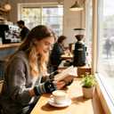 Womens Knitted Fingerless Gloves, Cat Fingerless Glove, Winter Warm Gloves, Essential for Office Work, Studying, Using Phone & Outdoor Activities (1 Pair, Cylindrical, Not Individual Finger Sleeves)