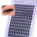 Pawotence Lash Clusters Fairy Eyelash Clusters 10-18mm Wispy Lashes Cluster Eyelash Extensions 144pcs Wet Individual Cluster Lashes Full False Eyelashes for DIY Lash Extension