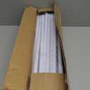 STARLATTA Foldable Drying Rack Clothing, 3-Tier Portable Clothes Drying Racks for Indoor & Outdoor, Anti-rust Compact Laundry Rack Collapsible, Compact Size, 15 lbs Max Load, White 28"D x 10"W x 35"H