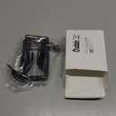 Oudain 8 Pack Wire Cubicle Hooks for Coat Wall Panel Over Cubicle Hanger Accessories for Office Partition Door Picture (Black)