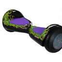 Monster Jam Hoverboard with Light Up Wheels, Black