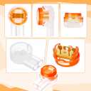 Zhengmy 1000 Pcs UY2 K2 Gel-Filled Waterproof IDC Network Cable Connectors Wire Connectors Splice Terminals for Telephone Network Cable Moisture Butt Connector for Electrical, Automotive, Data Lines