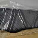 LASFIT Trunk Mat & Backrest Mats for Rivian R1S 2025 2024 2023 2022, All Weather TPE Custom Fit Cargo Liner for R1S Cargo Mat, Black, Easy to Clean
