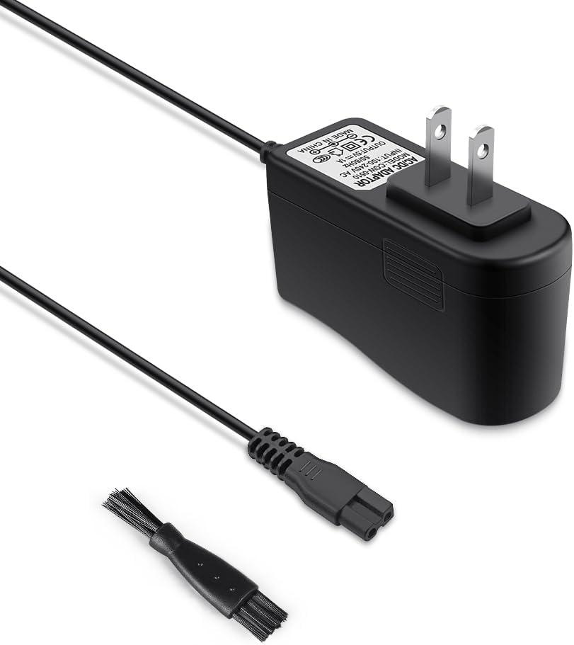 5V Power Cord Replacement oneisall Dog Shaver Clippers Charger for Low Noise Rechargeable Cordless Electric Quiet Hair Clippers 2-Speed Quiet Dog Grooming Kit, JOVNO 5V 1A Wall Charger Adapter, 6.6ft