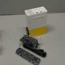 PVO Projector WiFi Portable Mini Projectors 1080P, Phone Screen Can Be Mirrored to Video Projector via WiFi, Movie Projectors Compatible with Smartphone/ Tablet/ Laptop/TV Stick/PS/TypeC/USB Drive