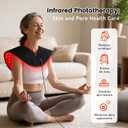 Viconor Red Light Therapy for Body, Infrared Light Therapy for Neck and Shoulder at Indoor, Neck Massager, Pain Relief, 194 LEDs, 660nm & 850nm, 30W High Power