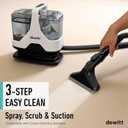 DeWitt Spot Genie Pro Portable Carpet Cleaner Machine, Upholstery Cleaner Lightweight 7.7lb Pet Stain & Odor Remover with 4 Cleaning Tools, Compact Design for Home, Car, and Furniture