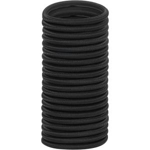 PATIKIL Bungee Shock Cord, 3/8" x10ft Polyester Marine Grade Bungee Cord Elastic String Replacement for Zero Gravity Chair Kayak Camping Tent Pole Cargo Tie Downs, Black