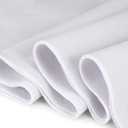 1.4mm Thick Felt Sheets  1 Yard x 1 Yard Soft Felt Fabric by The Yard for DIY, Sewing & Crafts Solid Color (White)