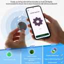 Air Tags for Android,Air Tags-4 Pack Android,2 Year Battery Life,Air Tracker Tags with 4 Case,Google Find Trackers for Google'S Find Hub App,IP65 Waterproof Luggage Tracker for Keys