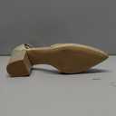 LAICIGO Women's Pointed Toe Pumps Ankle Strap Buckle Chunky Block Heel Dress D'Orsay Shoes (7)